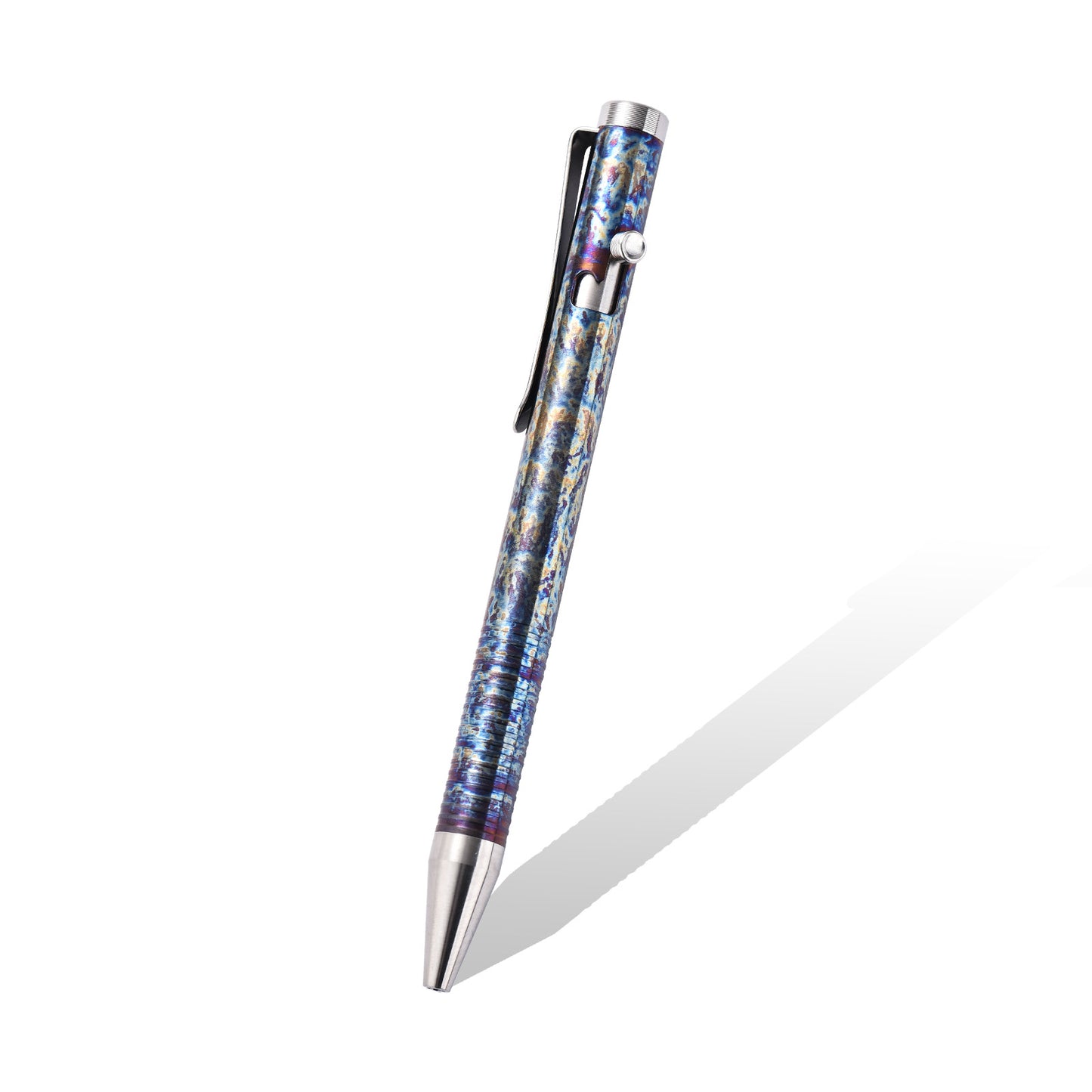 Titanium Multi-functional bolt tactical pen
