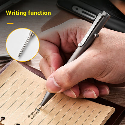 Titanium Multi-functional bolt  tactical pen